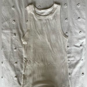 WOMENS A NEW DAY HIGH NECK TANK IN WHITE